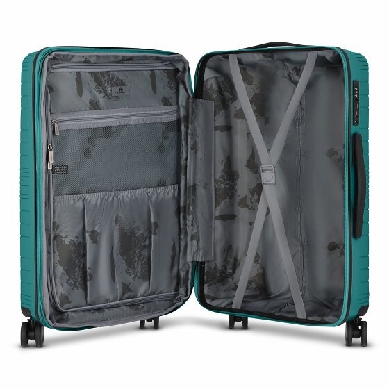 Franky Dallas 3.0 Carrello a 4 ruote M 65 cm con piega elastica