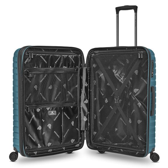 Pactastic Collection 04 THE MEDIUM + 4 ruote Carrello M 66 cm con piega di espansione