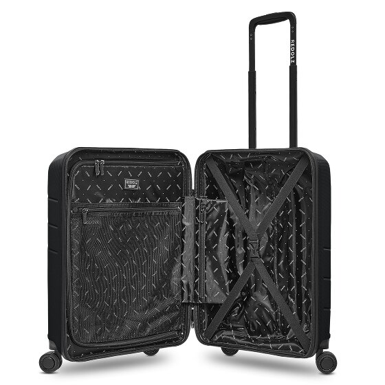Redolz Essentials 17 Trolley da cabina a 4 ruote 55 cm con tasca morbida per laptop