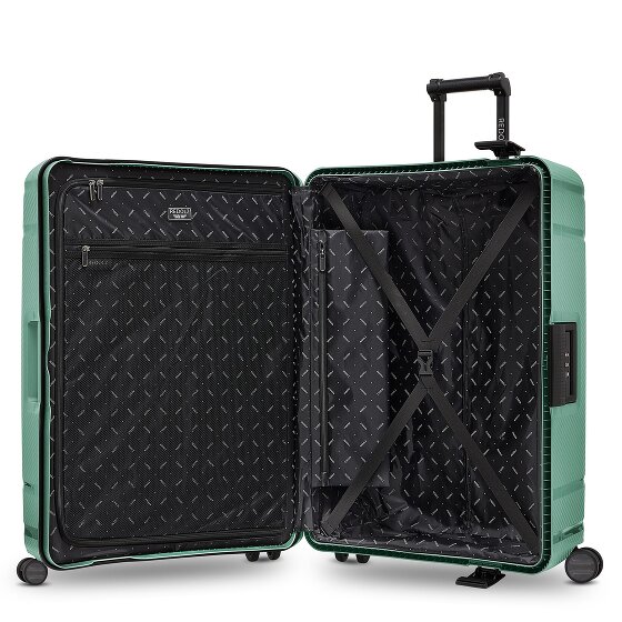 Redolz Set di valigie Essentials 15 a 4 ruote M+L con chiusura a tre punti