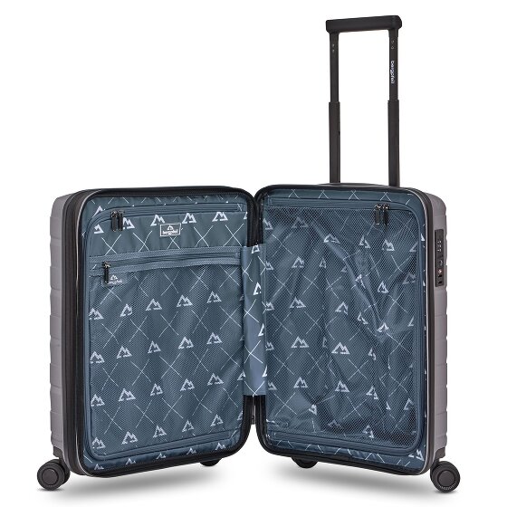 Bergpfeil Carrello da viaggio a 4 ruote per cabina S 55 cm con piega ad espansione
