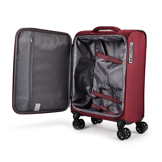 d&n Travel Line 9804 4 ruote Trolley cabina S 55 cm