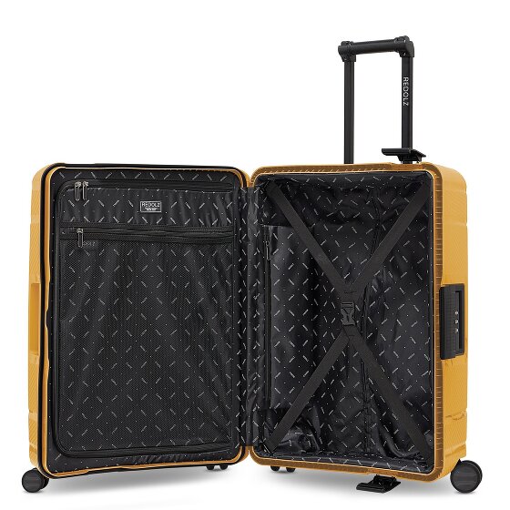 Redolz Set di valigie Essentials 15 a 4 ruote 3 pezzi con chiusura a tre punti