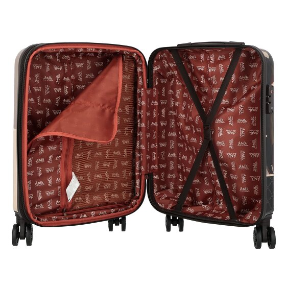 Anekke Viaje 4 ruote Carrello della cabina 55 cm con piega di espansione