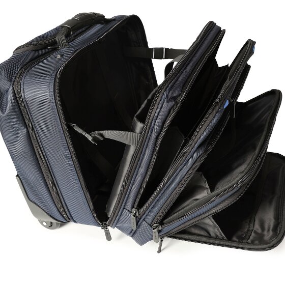 Dermata 2 ruote Trolley business 38 cm Vano porta PC