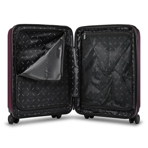 Redolz Set di valigie Essentials 14 2 pezzi trolley da cabina con piega elastica + beauty case