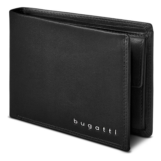 bugatti Valencia Portafoglio Protezione RFID Vera Pelle 12 cm