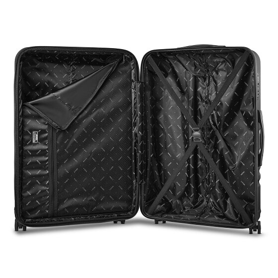 Redolz Pro ABS 4 ruote Carrello 74 cm espandibile