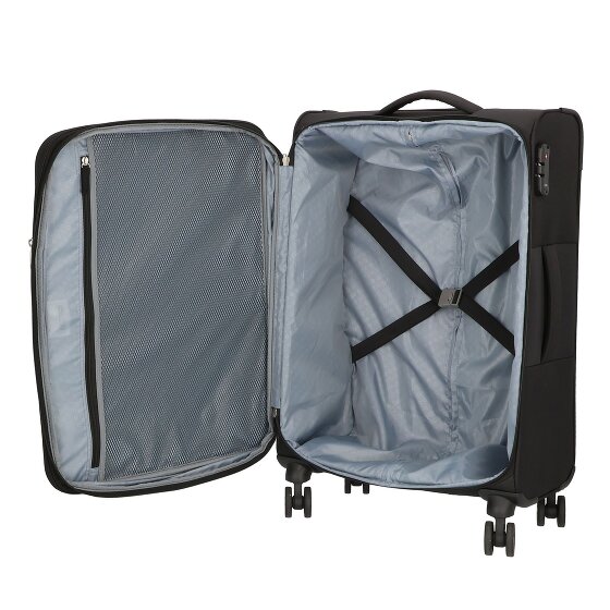 American Tourister Deep Dive 4 ruote Carrello 67 cm con piega di espansione