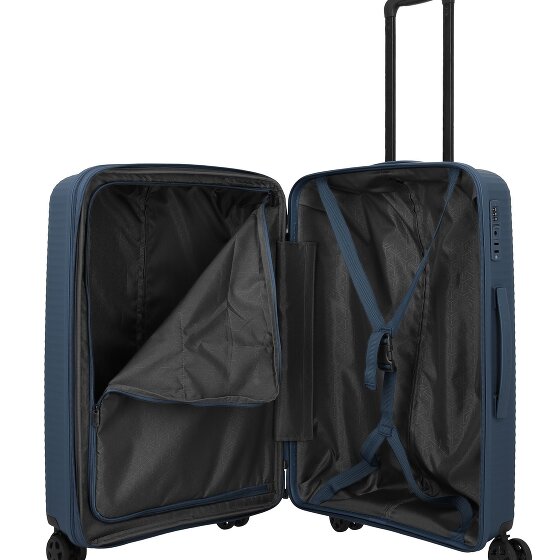 Travelite Air Stripe 4 ruote Set di valigie 3 pezzi espandibile