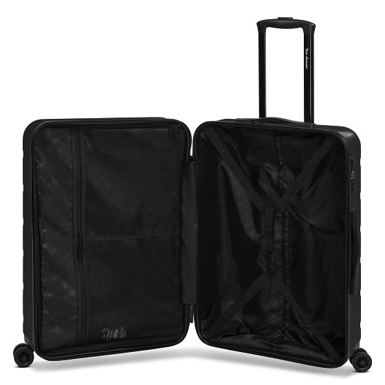 Tonino Lamborghini Bologna 4 ruote Set di valigie 3 pezzi