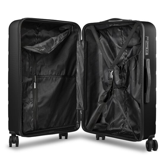 Tonino Lamborghini Bologna 4 ruote Set di valigie 3 pezzi
