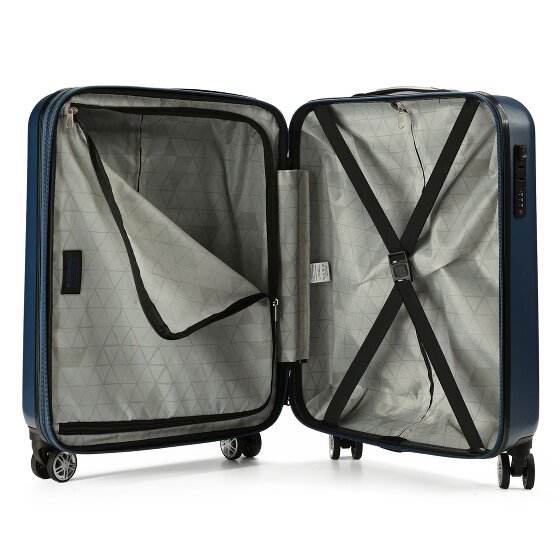 Gabol Future Plus 4 ruote Carrello della cabina 55 cm con piega di espansione Gabol Future Plus 4 ruote Carrello della cabina 55 cm con piega di espansione