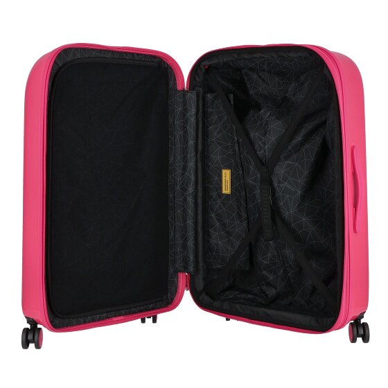 Mandarina Duck Logoduck + Metal 4 ruote Carrello L 75 cm con piega di espansione