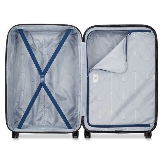 Delsey Paris Meteor 4 ruote Carrello L 78 cm con piega di espansione