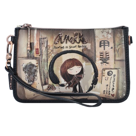 Anekke Shoen Black Borsa a tracolla 21 cm