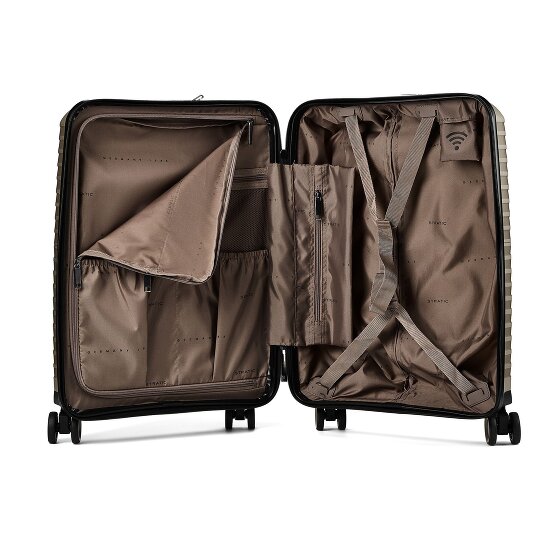 Stratic Bright + 4 ruote Trolley cabina 55 cm Vano porta PC