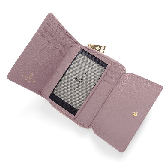 Lazarotti Portafoglio Bologna in pelle con chiusura a zip, 12 cm