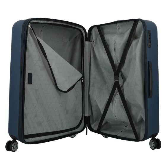 Gabol Future Plus 4 ruote Carrello 74 cm con piega di espansione