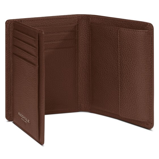 Redolz Portafoglio Leather Essentials HF in pelle RFID, 9,5 cm, apribile
