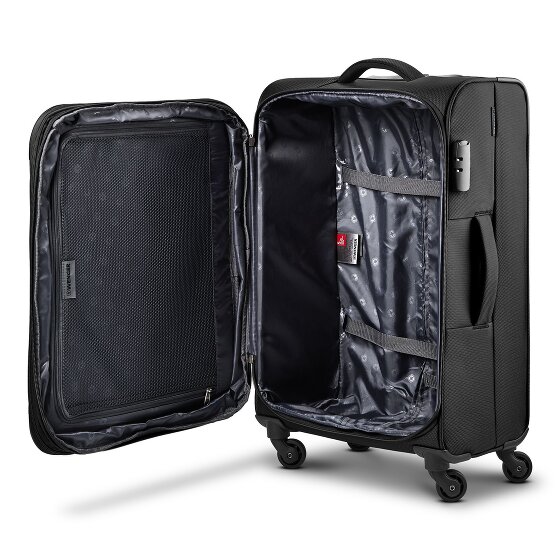 Wenger Beaumont 4 ruote Set di valigie 3 pezzi con piega di espansione