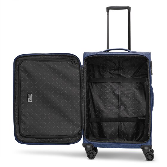 Redolz Essentials 12 THREE SET 4 ruote Set di valigie 3 pezzi con piega di espansione