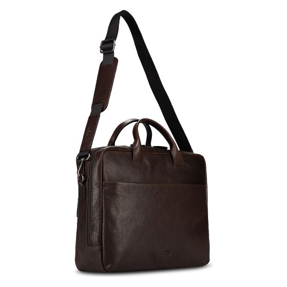 Jost Glasgow Valigetta Vera Pelle 40 cm Vano porta PC
