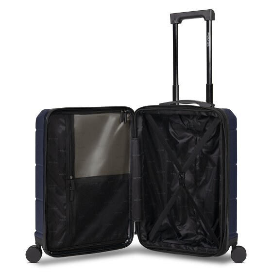 Police London 4 ruote Trolley cabina 55 cm Vano porta PC espandibile