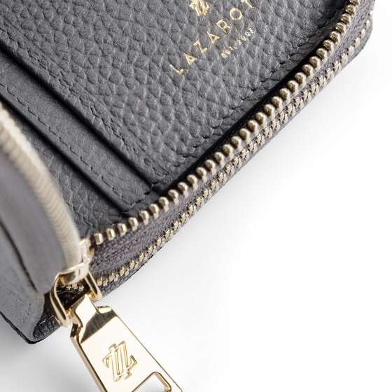 Lazarotti Bologna Leather XL Portafoglio con doppia zip in pelle RFID 20 cm