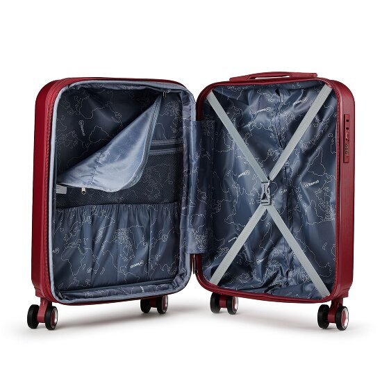 Benzi 5823 4 ruote Trolley cabina S 53 cm espandibile