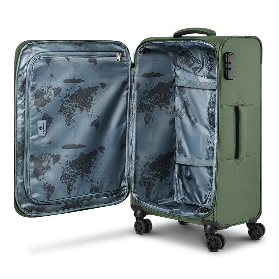 Franky Melbourne 3.0 Carrello a 4 ruote da 69 cm con piega ad espansione