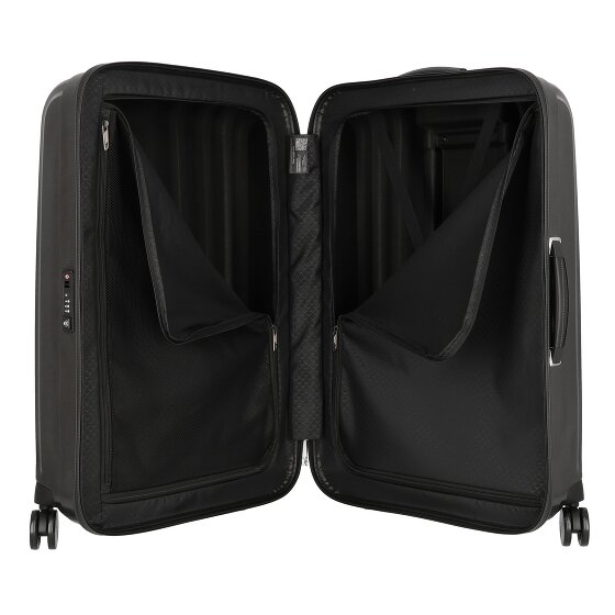 Samsonite Lite-Cube Dlx Chrome 4 ruote Carrello 76 cm