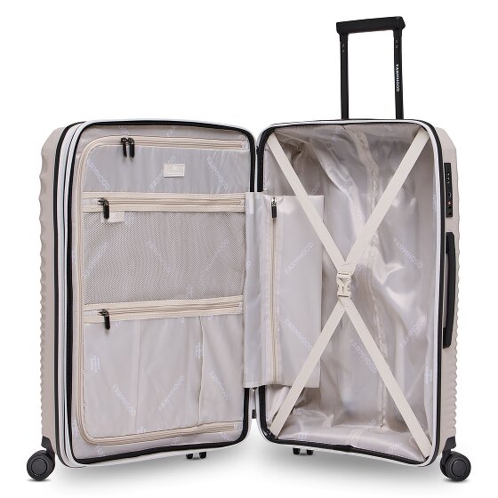 Farmhood Eco Edition 4 ruote Set di valigie 3 pezzi con piega di espansione