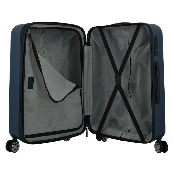 Gabol Future Plus 4 ruote Carrello 66 cm con piega di espansione