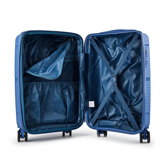 Benzi 5899 4 ruote Trolley cabina S 55 cm espandibile