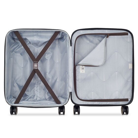Delsey Paris Meteor 4 ruote Carrello della cabina 55 cm con piega di espansione