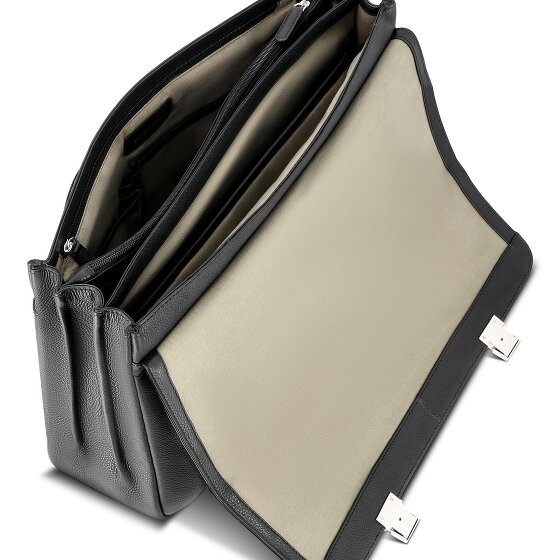 bugatti Valencia Valigetta Vera Pelle 43 cm Vano porta PC