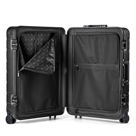 Redolz Set di valigie in alluminio a 4 ruote Pro S+L