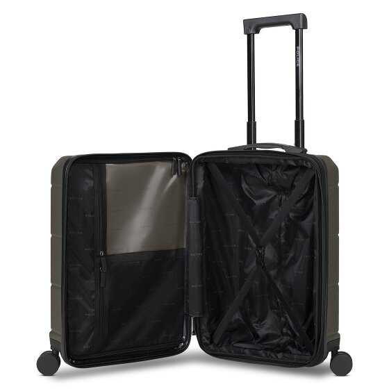 Police London 4 ruote Carrello della cabina 55 cm Scomparto per laptop con piega di espansione