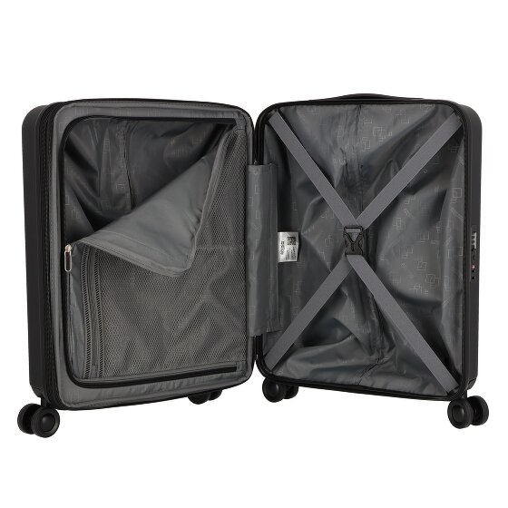 American Tourister Dynabelt 4 ruote Carrello della cabina 55 cm con piega di espansione