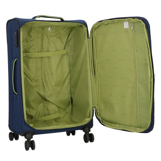 d&n Travel Line 6704 4 ruote Set di valigie 3 pezzi
