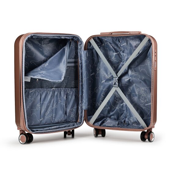 Benzi 5823 4 ruote Trolley cabina S 53 cm espandibile