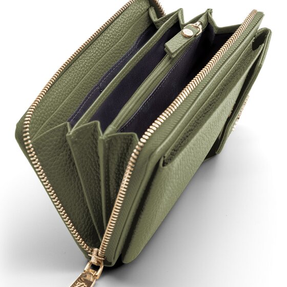 Lazarotti Bologna Portafoglio in pelle con zip Custodia per cellulare in pelle 19 cm