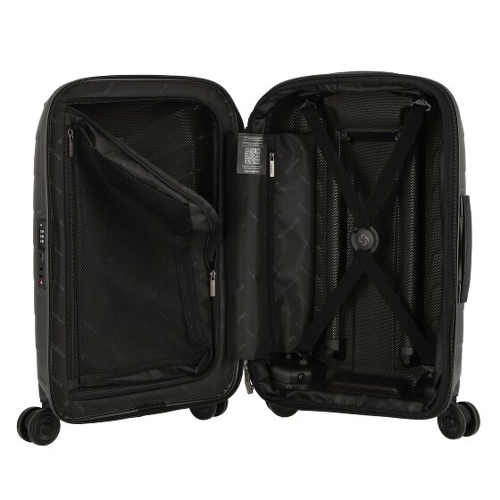 Samsonite Attrix 4 ruote Carrello della cabina 55 cm con piega di espansione