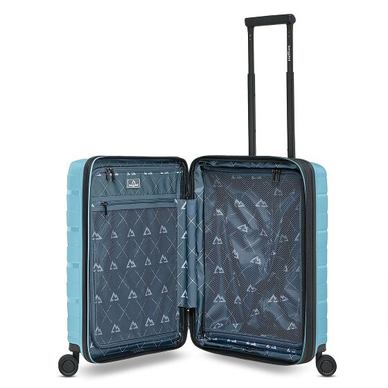Bergpfeil Travel 4 ruote Trolley cabina 55 cm Vano porta PC espandibile