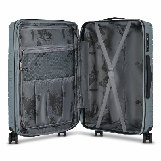 Franky Dallas 3.0 Carrello a 4 ruote M 65 cm con piega elastica