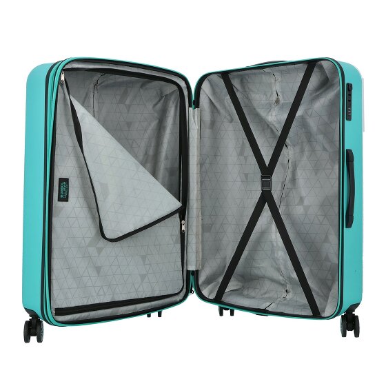 Gabol Future Plus 4 ruote Carrello 74 cm con piega di espansione