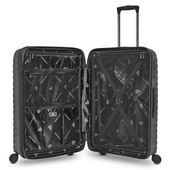 Pactastic Collection 04 THE MEDIUM + 4 ruote Carrello M 66 cm con piega di espansione