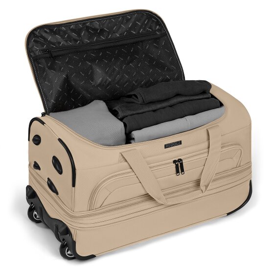 Redolz Duffle Essentials Borsa da viaggio a 2 ruote 55 cm M con patta di espansione