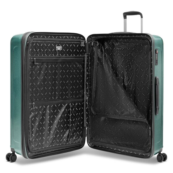 Redolz Set di valigie Essentials 14 a 4 ruote 2 pz. scomparto per laptop con piega elastica